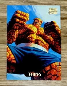 Spider-Man 1994 Fleer Marvel Masterpieces Card #123 THING - FANTASTIC 4 - Picture 1 of 2