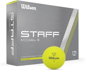Wilson Staff Model X Golf Balls (Yellow, 12pk) 1dz 2024 NEW - Picture 1 of 1