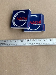 Quantity 3 Nachi Quest deep groove Ball bearings 6204 ZZEC3 20x47x14mm - Picture 1 of 2