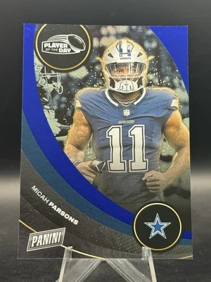 Micah Parsons 2024 Panini Player Of The Day #4 Blue /50 - Image 1 of 2