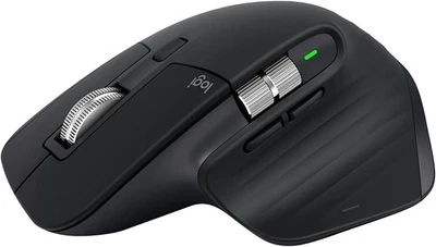 Logitech MX Master 3S - Kabellose Performance Maus mit schnellem Scrollen - Schwarz - Bild 1 von 3