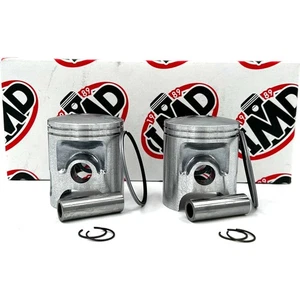 Yamaha RD200 RD200DX  1E8-1163X Piston Kits (2) +0.25mm / 52.25mm  - Picture 1 of 1