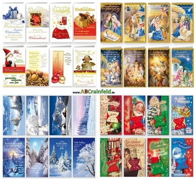 schöne Weihnachtskarten, Glückwunschkarten mit Umschlag, Blitzversand - Bild 1 von 4