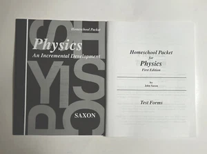 Saxon Physics (1st ed) homeschool answer key and test forms (NO TEXTBOOK) - Picture 1 of 1