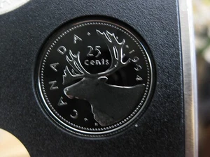 1994 Canadian Proof Quarter ($0.25) - Imagen 1 de 2