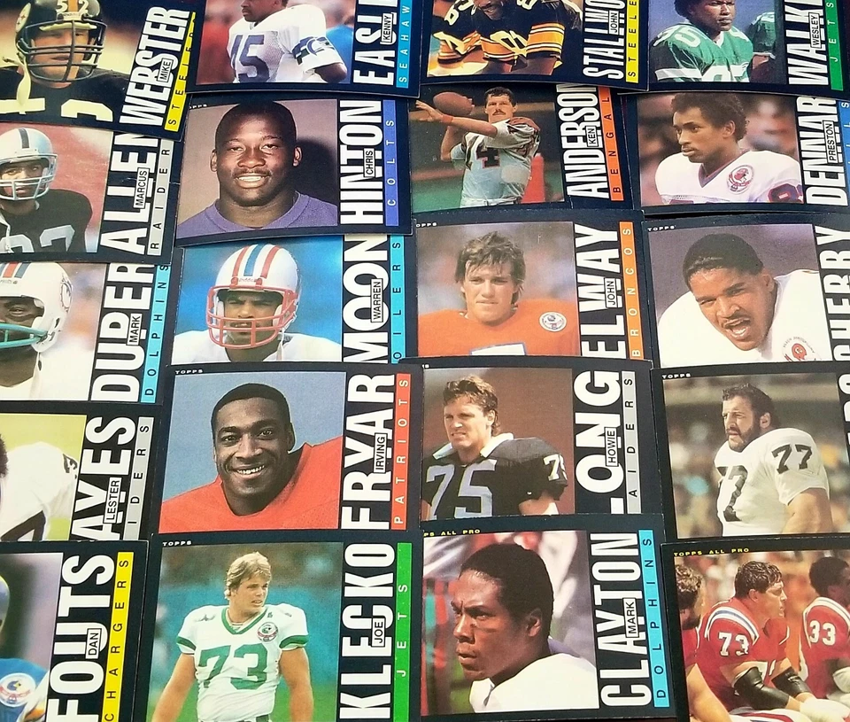 1985 TOPPS FOOTBALL 200-396 YOU PICK SEE SCANS COMPLETE SETS,TEAMS PLAYERS,STARS - Image 1 of 1