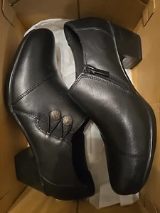Stivali Clarks Emslie Warren neri in pelle misura 9,5 larghi retrò alla moda multiuso - Foto 1 di 4