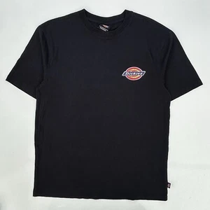 Vintage Y2K Dickies Workwear Logo Black Graphic T Shirt Size Men’s Medium Skater - Picture 1 of 6