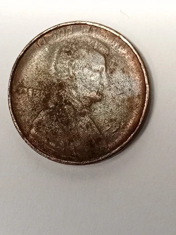 1995 1 CENT OBVERSE STRUCK THRU CAPPED DIE MINT ERROR Cover