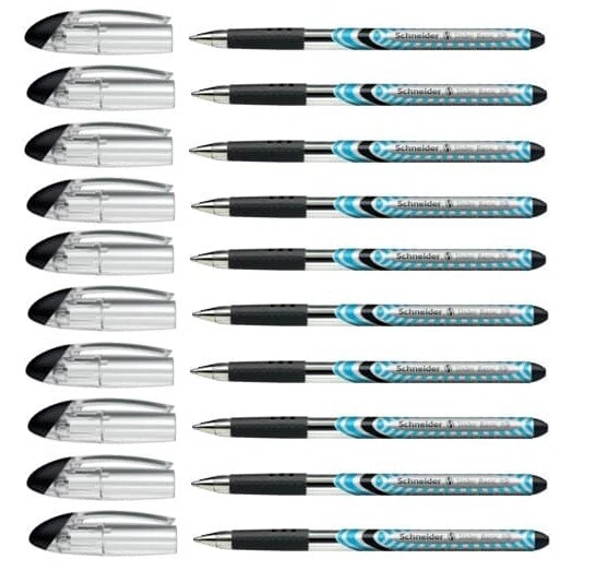 10 x Schneider Slider Basic XB Kugelschreiber, schwarz 151201 Viscoglide