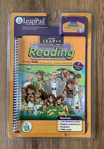 Leap Pad book and cartridge Reading Amazing Bible Stories NEW SEALED Zonderkidz - Zdjęcie 1 z 2