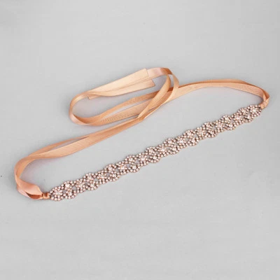 Wedding Gown Accessories Crystal Hair Vine Halo Diamante Bridal Dress Head Piece - Image 1 of 4