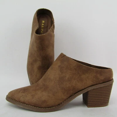 Botín Western Rampage York para mujer de tacón 7,5 marrón Foto 1 de 4