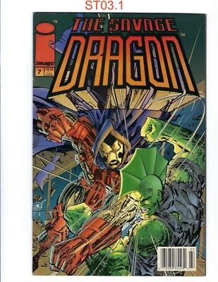 Savage Dragon #7 newsstand 1993 Image VF st031 - Image 1 of 2
