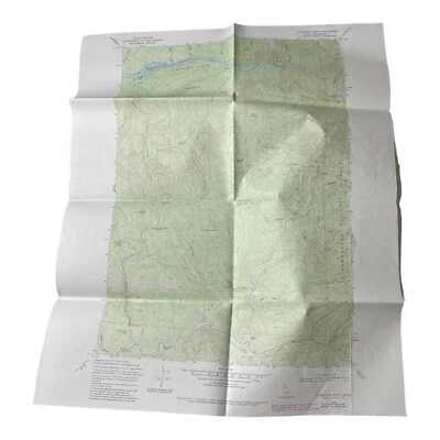 Mapa topográfico Thompson Point Quadrangle Idaho 1984 USGS serie de 7,5 minutos Foto 1 de 4