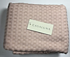 Casaluna New Waffle Shower Curtain Pink 72" x 72" Buttonhole Top Target