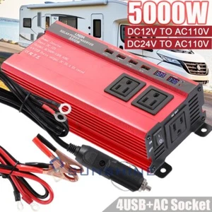 5000W 2500W 1500W Convertidor De 12V A 110V inversor for Auto Carro de corriente - Picture 1 of 55