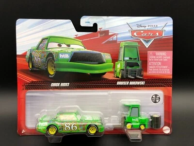 Disney Pixar Cars Chick Hicks & Bruiser Bukowski Paquete de 2 neumáticos HTB Pitty 2022 Foto 1 de 4