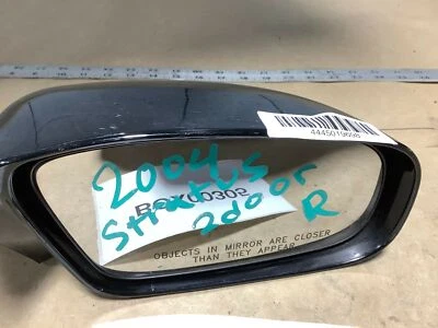2004 DODGE STRATUS 2 ДВЕРИ СПЕРЕДИ СПРАВА СО СТОРОНЫ ПАССАЖИРА ЗЕРКАЛО ЗАДНЕГО ВИДА ЧЕРНЫЙ OEM - Изображение 1 из 4