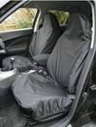 BMW 1 SERIES HATCH F20 - Heavy Duty Black Waterproof Car Seat Covers Front Pair