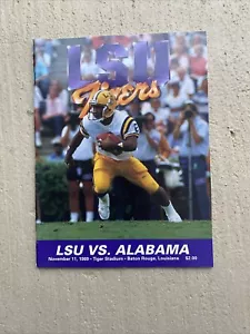 1989 LSU vs Alabama Football Program - Picture 1 of 5
