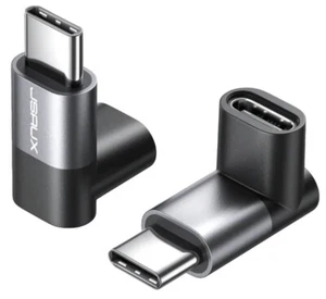 Adapter wtyczki kątowej JSAUX 90 stopni (2 sztuki) do konsoli tabletu Steam Deck - Zdjęcie 1 z 8