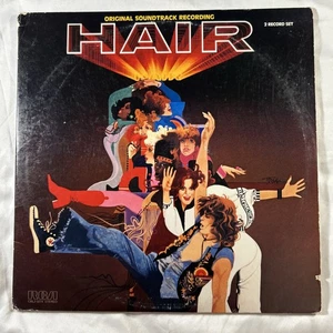 HAIR ORIGINAL SOUNDTRACK 2-LP SET VG+ VINYL RECORD GATEFOLD RCA 1979 - Picture 1 of 13
