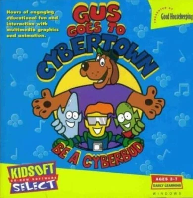 Gus goes to cybertown 1993 Pc game cd-rom  multimedia ages 8 and under Disc Only - Image 1 of 2