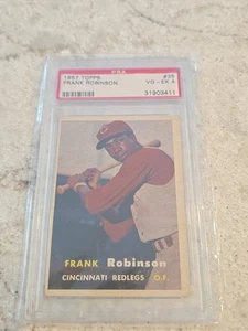1957 Topps Baseball #35 Frank Robinson PSA 4 - Imagen 1 de 4