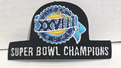 NFL Super Bowl XXVIII Champions Dallas Cowboys embroidered Iron on patch - Image 1 of 4