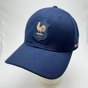 Nike Dri-Fit Swoosh Flex Rise Cap Frankreich FFF Team Mütze L/XL Fitted Mütze Fußball - Bild 1 von 8