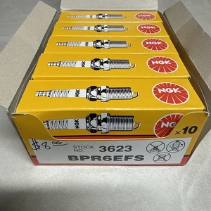 SET OF 10 NGK BPR6EFS NGK 3623 Spark Plugs AC 3.0  MERCURY - Bild 1 von 1