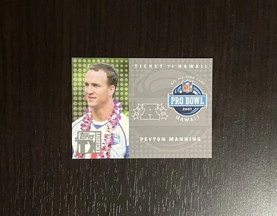 PEYTON MANNING 2007 Topps TX Exclusive Ticket to Hawaii /49! Card #HA-PM Colts - Image 1 of 3