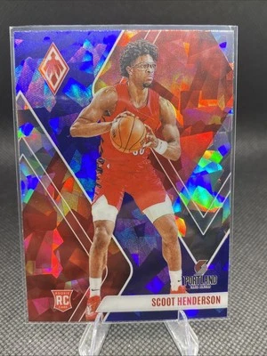 2023-24 Panini Phoenix #298 Scoot Henderson RC Phoenix Blue Ice Portland - Image 1 of 2
