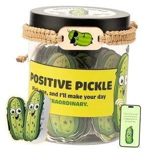 60 Positive Pickle Cards, Affirmation Cards For Women, Mom Pickle Positive Jar - Picture 1 of 7