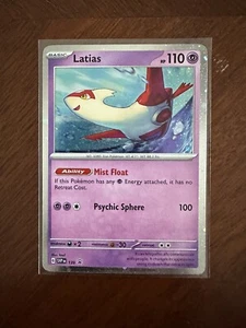 Latias SVP 139 Corona Estelar Escarlata y Violeta Negro Estrella Promo COSMOS HOLO CASI NUEVO - Imagen 1 de 2