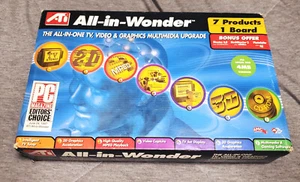 ATI All-In-Wonder vintage video card - w box, cables - 4MB PCI 3D Rage II AIW - Picture 1 of 13
