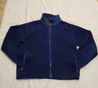 Penfield Men's Blue Sweater Full Zip Fleece Jacket Size L Made In U.S.A.