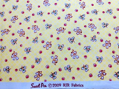 1 FQ 1930s 30s Repro Lilies of the Valley & Berries Cotton Fabric RJR - Image 1 of 4