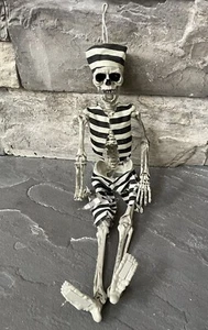Skeleton Prisoner 16" Hanging Halloween Decor - Picture 1 of 2