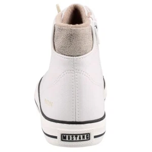 Zapatillas altas Mustang para mujer blancas 1501501/203 - Imagen 1 de 8