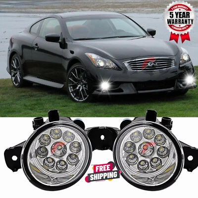 2pcs LED Bumper Fog Lights Lamps Pair Right&Left For INFINITI M35 2008-2010 — 第 1/4 张图片