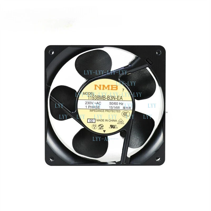 11938MB-B3N-EA-00 4715MS-23T-B50 NMB Fan 230VAC 15/14W 120*120*38mm Cabinet Fan