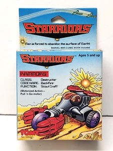 TOMY STARRIORS VINTAGE RAMMORS BACKFIRE MINT UNUSED IN ORIGINAL BOX 1984 - Picture 1 of 11