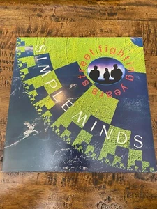 Simple Minds Street Fighting Years Vinyl UK LP MINDS1 Gatefold Sleeve 1a/1b - Picture 1 of 4