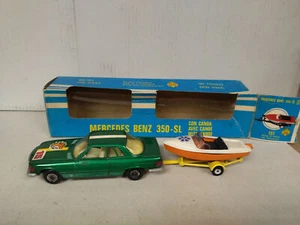 MERCEDES-BENZ 350 SL VERDE + CANOA 1:37 GUISVAL (MERCEDES-BENZ) JOAL 151 - Imagen 1 de 10