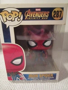 Funko Pop Marvel Avengers Infinity War #287 Iron Spider Vinyl Bobble-Head Figure - Picture 1 of 6