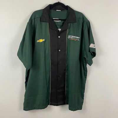 Camisa de boliche retro Hilton para hombre XL Ford Racing Rockabilly Ed Carpenter Foto 1 de 4