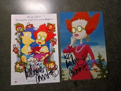 MELANIE CHARTOFF As DIDI PICKLES 2 Hand Signed Autograph PHOTO S - RUGRATS - Image 1 of 4