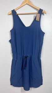 Abito donna Patagonia Fleetwith nuovo con etichetta grandi tasche blu pietra - Foto 1 di 8